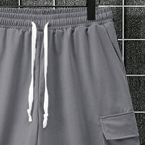 Men's Gray Cargo Shorts